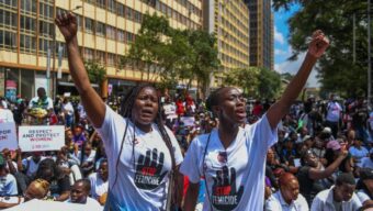 ‘Stop killing us!’: Thousands march to protest against femicide in Kenya