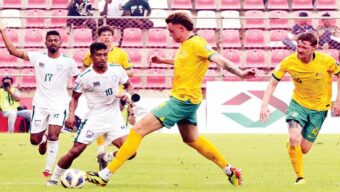 ২০২৬ ফিফা বিশ্বকাপ ও ২০২৭ এশিয়ান কাপের যৌথ বাছাইয়ে বিধ্বস্ত  বাংলাদেশ