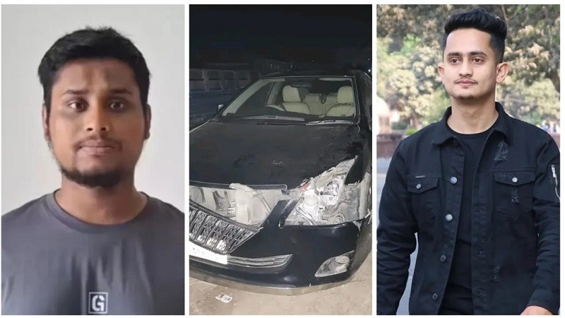হাসনাত-সার্জিসের বহরের গাড়ি দুর্ঘটনায়, ট্রাক চাপার অভিযোগ , ড্রাইভার ও হেলপার আটক
