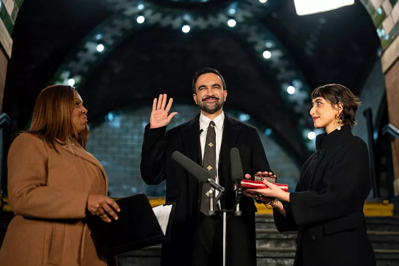 Zohran Mamdani was sworn in just before midnight on Jan. 1 as New York City mayor