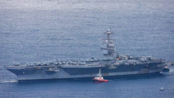 গ্রিসের ক্রিট নৌঘাঁটিতে ফিরল মার্কিন রণতরি জেরাল্ড ফোর্ড