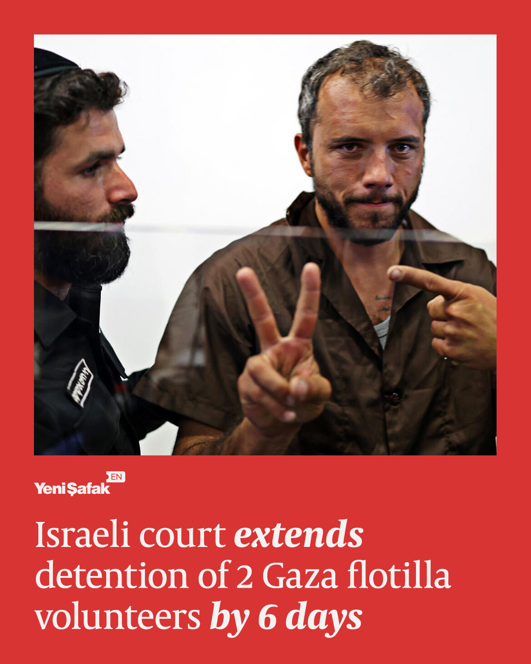 Extended the detention of Global Sumud Flotilla activists