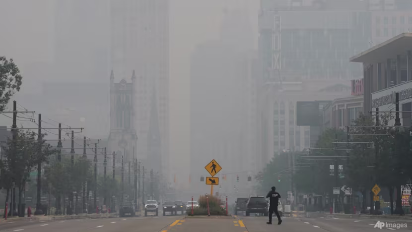 Hazardous Canadian wildfire smoke choking millions in US