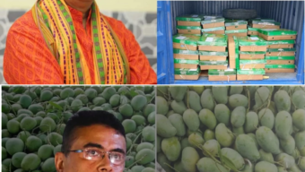 পশ্চিমবঙ্গের মুখ্যমন্ত্রী শুভেন্দু অধিকারী, ত্রিপুরার মুখ্যমন্ত্রী মানিক সাহাকে আম উপহার পাঠালো বাংলাদেশ