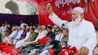 মনে হচ্ছে আরেকটা অনিবার্য বিপ্লব আসন্ন: রাজধানীতে এক গণসমাবেশে জামায়াত আমির