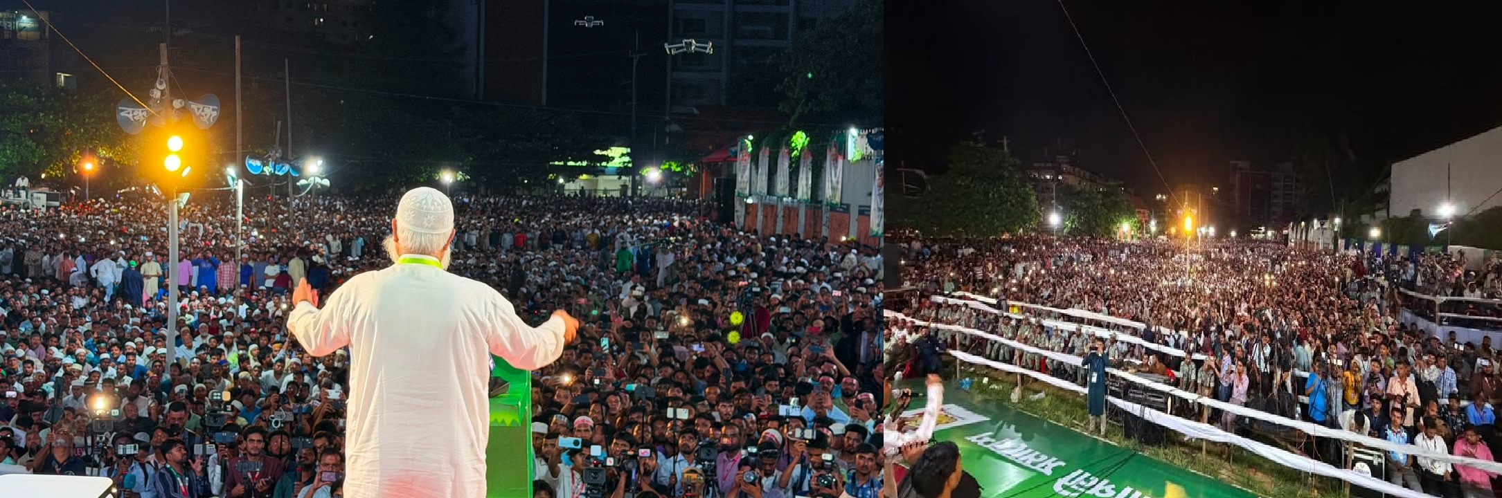 লংমার্চের জনসমুদ্র  : ঈদের সাথে আন্দোলনের সম্পর্ক নেই, জনগণের প্রয়োজনে যেকোনো সময় আসবে ডাক বললেন ডা. শফিকুর রহমান
