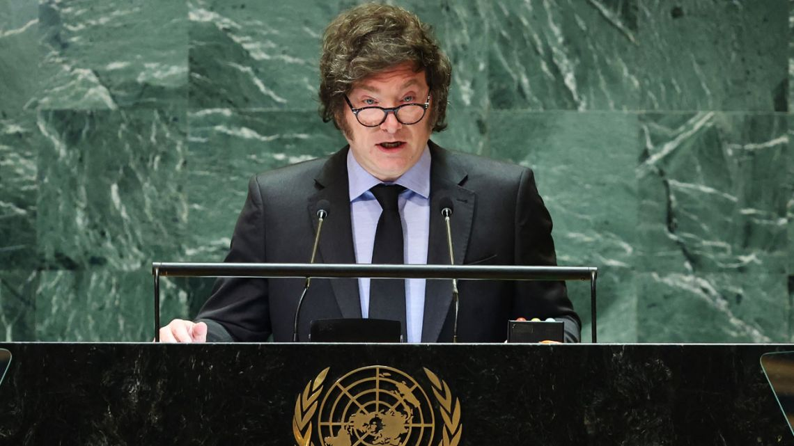 President Javier Milei accuses UN of imposing ‘ideological, socialist’ policies on states