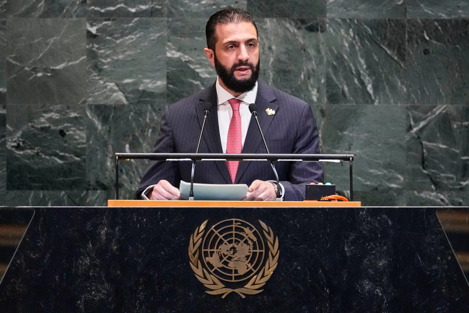 Sharaa condemns ‘Israel’s’ attacks on Syria at UN