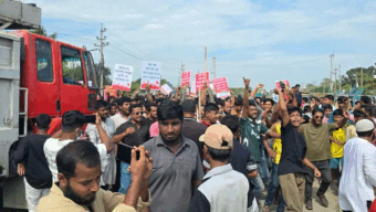 সদর উপজেলা ভাঙার প্রস্তাবের প্রতিবাদে উত্তাল ব্রাহ্মণবাড়িয়া, মহাসড়ক অবরোধ