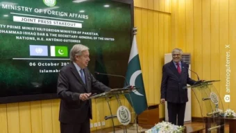 UN chief visits Pakistan, India ceasefire monitoring mission in Islamabad